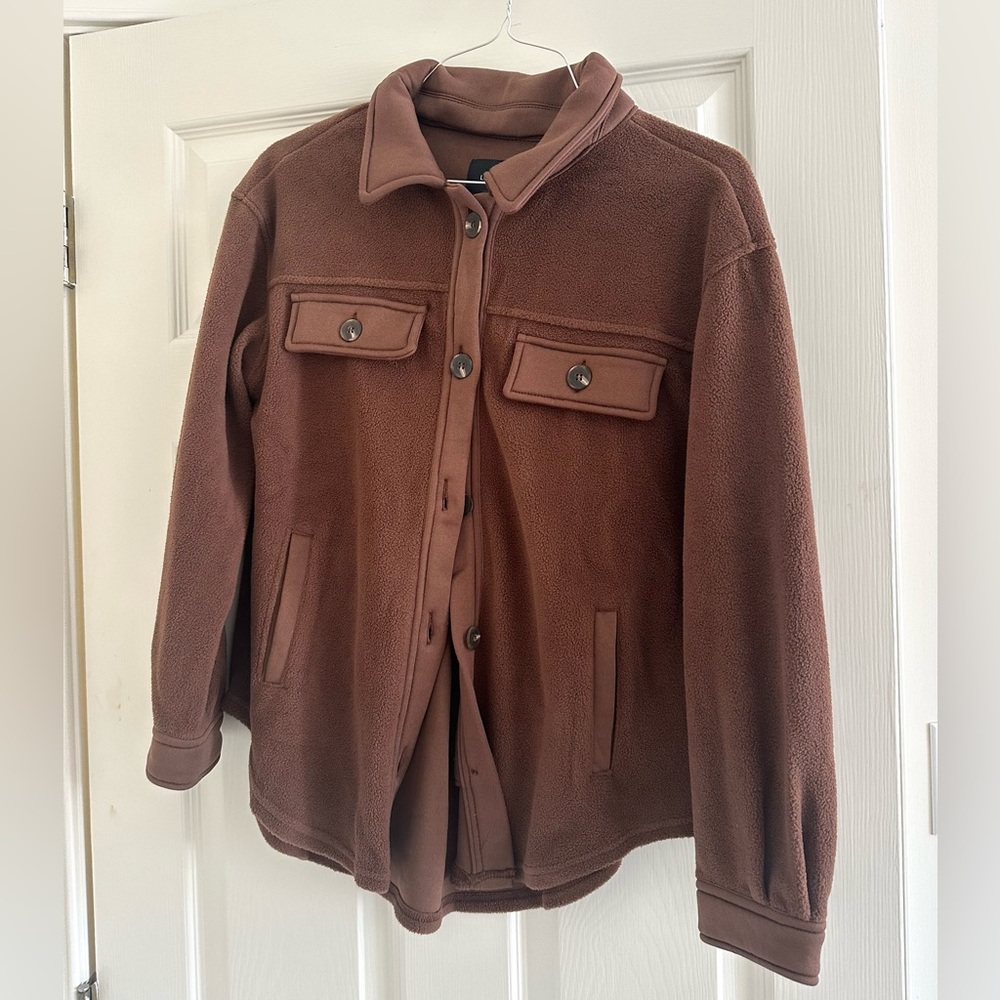 Brown Shacket